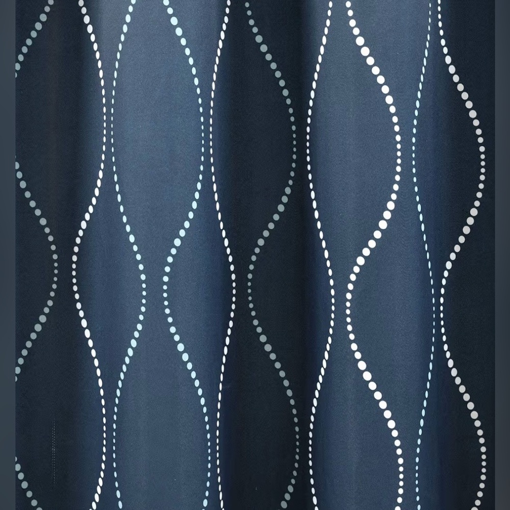 Lush Decor Swirl Room Darkening Curtain Panel Pair - 52"W x 84"L - Picture 3 of 11